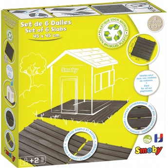 Набор элементов пола Smoby дополнение для домика (810907)